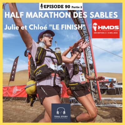 90 partie 2 : HALF MARATHON DES SABLES Julie et Chloé "LE FINISH"